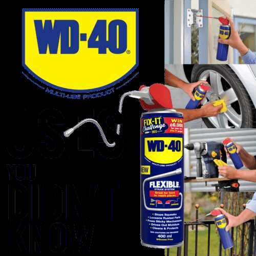 1. WD-40 for Sticky Residue