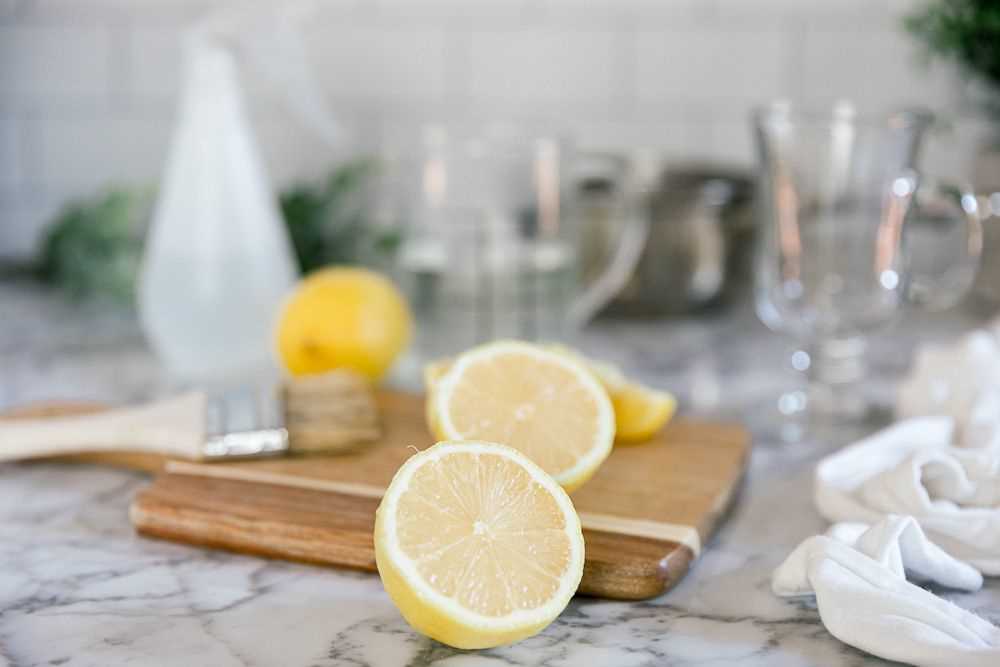 Say Goodbye to Hard Water Stains with Lemon Juice