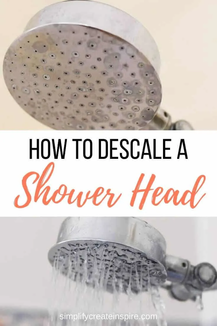 1. Clean your shower head regularly