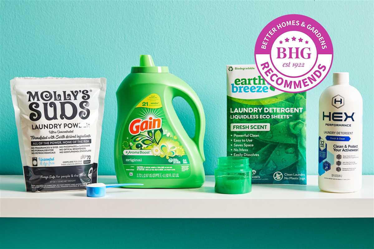 Popular brands known for their effective detergents for small dishwashers