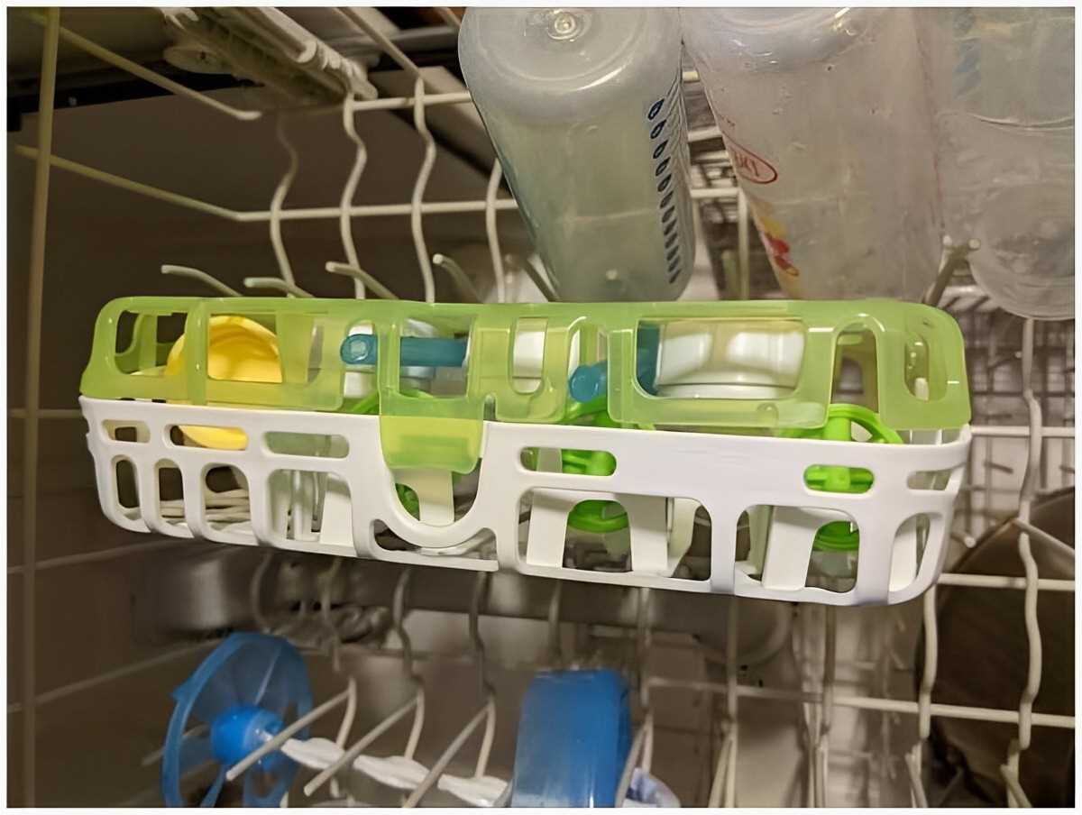 Benefits of using a dishwasher basket for Dr Brown's bottles