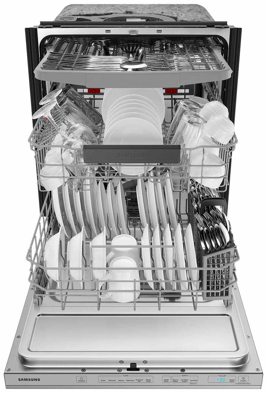 2. Use the right dishwasher cycle