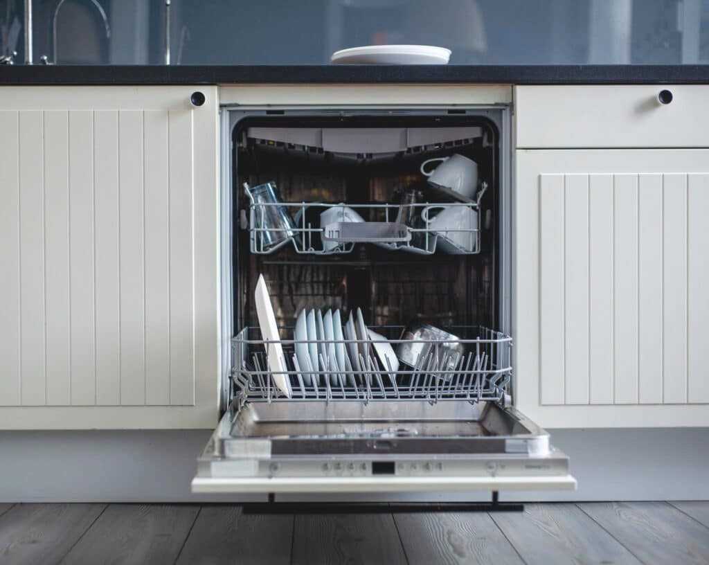 5. Secure the dishwasher