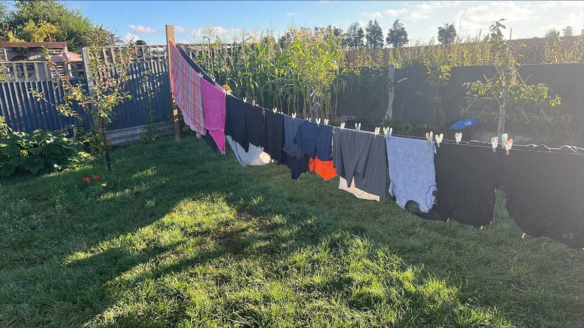 Benefits of a Washing Line in a Small Garden