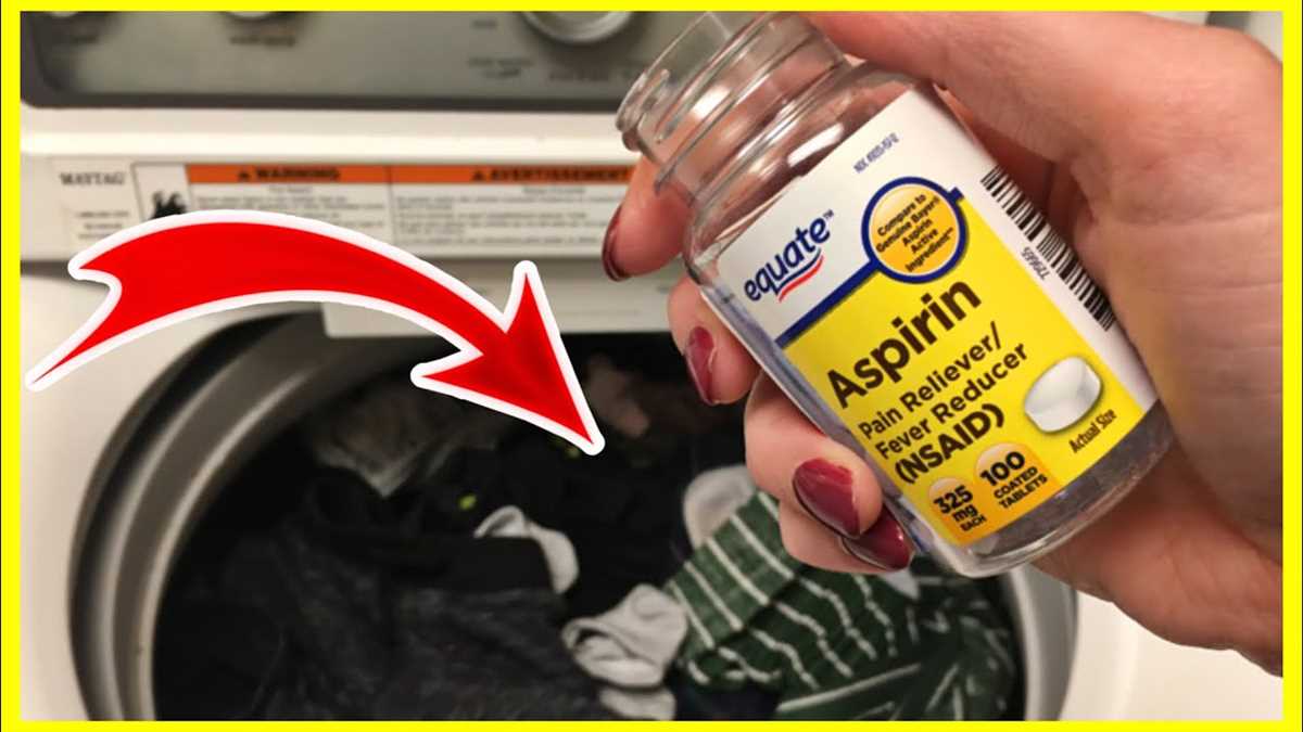 Expert Recommendations on Aspirin for Laundry