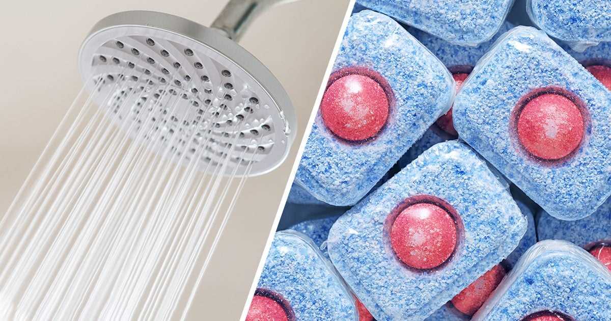 The Effectiveness of Cleaning a Shower with Dishwasher Tablets