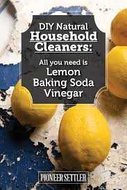 Mixing Vinegar and Lemon Juice for Enhanced Cleaning