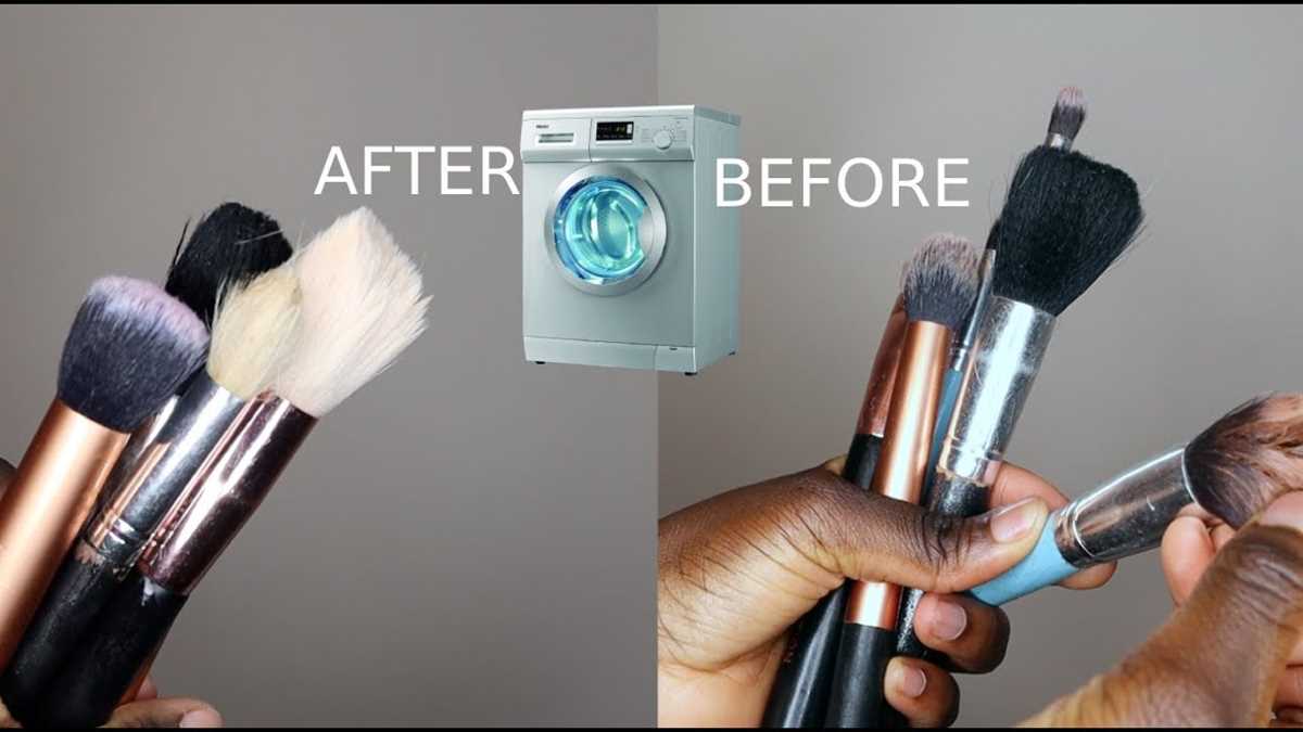 Tips for Safely Washing Makeup Brushes in the Washing Machine