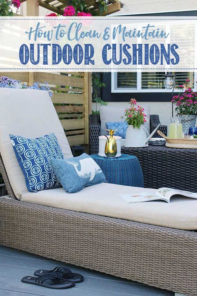 Preventive Measures and Routine Cleaning for Outdoor Cushions