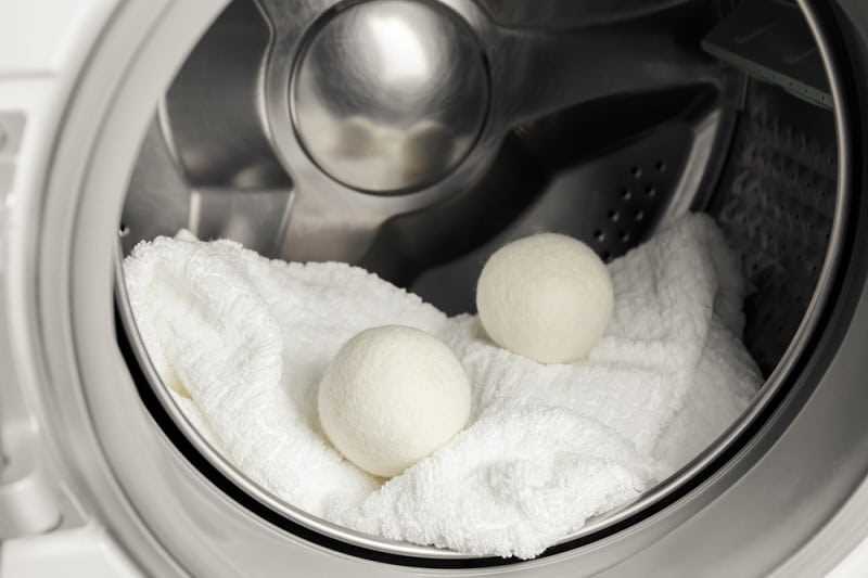 Exploring the potential risks of washing plastic dryer balls