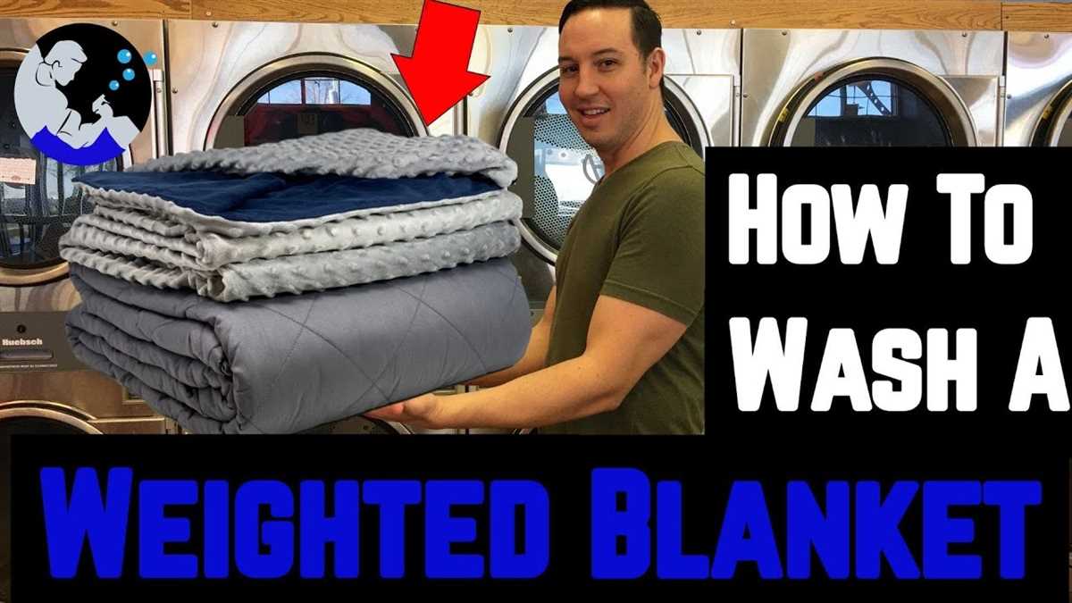 Washing a Weighted Blanket in the Machine