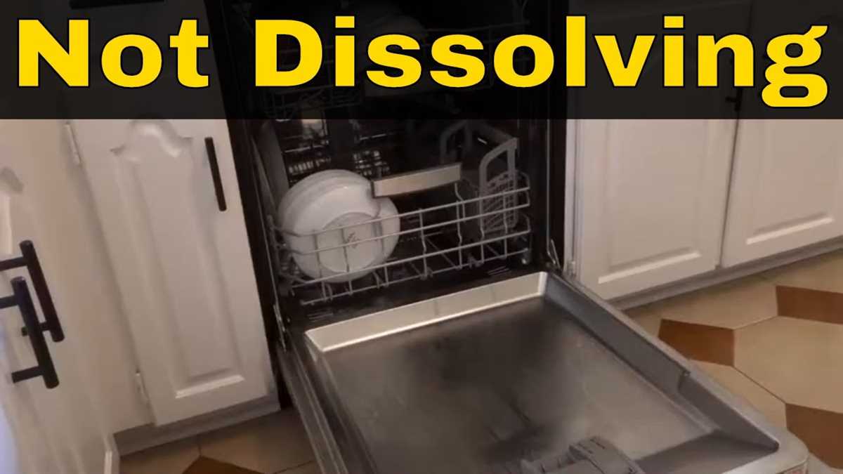 Possible Solutions for Dishwasher Tablet Not Releasing