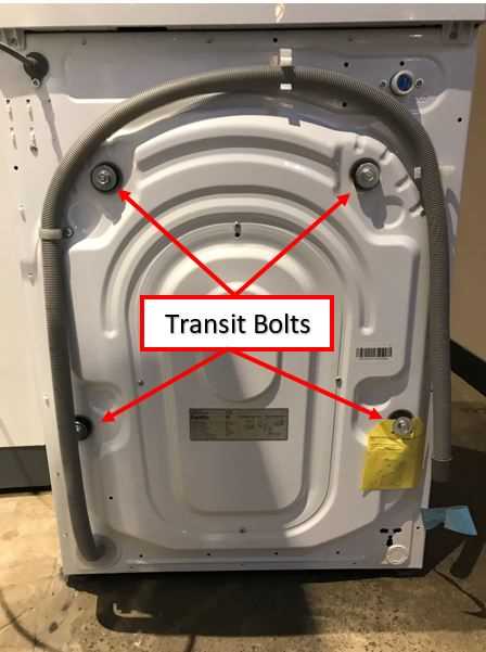 How to Remove Transit Bolts from Your Washing Machine