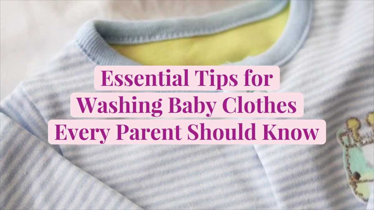 Benefits of Washing Baby Clothes Separately
