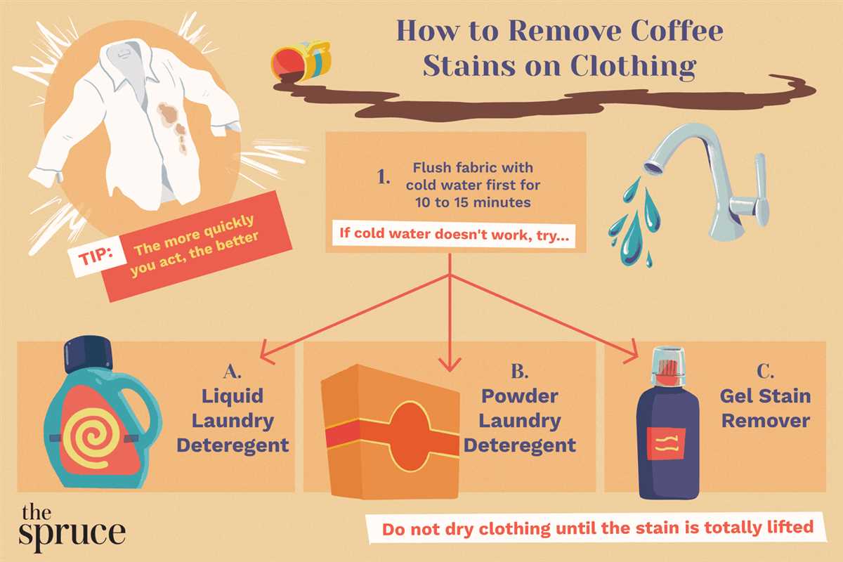 Myth: All fabrics require the same stain-removing methods for coffee stains.
