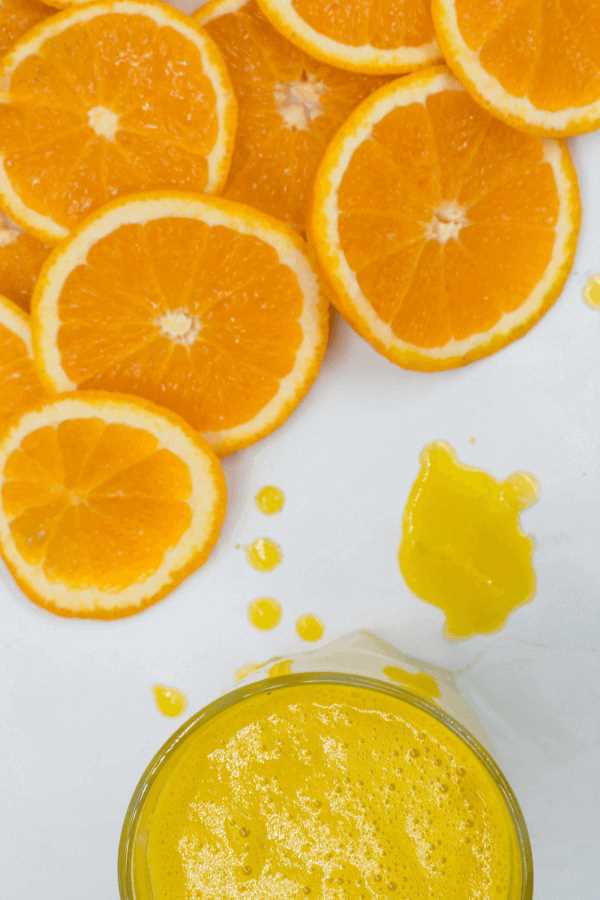 1. Why can orange juice cause stains?