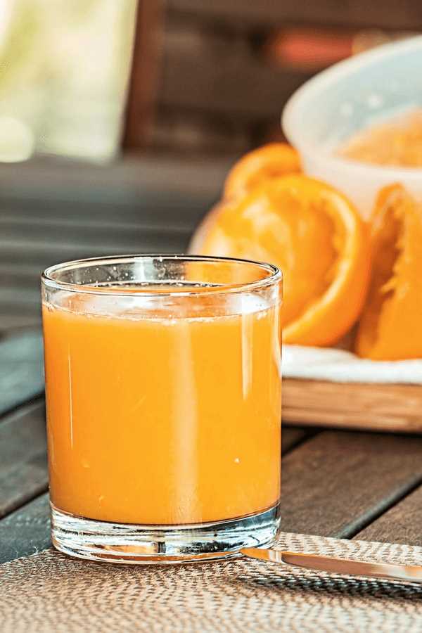 The Potential of Orange Juice stains