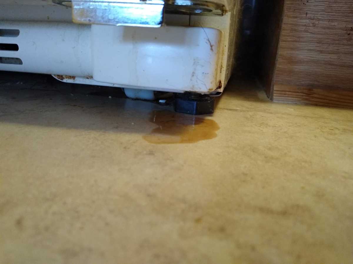 1. Blocked defrost drain