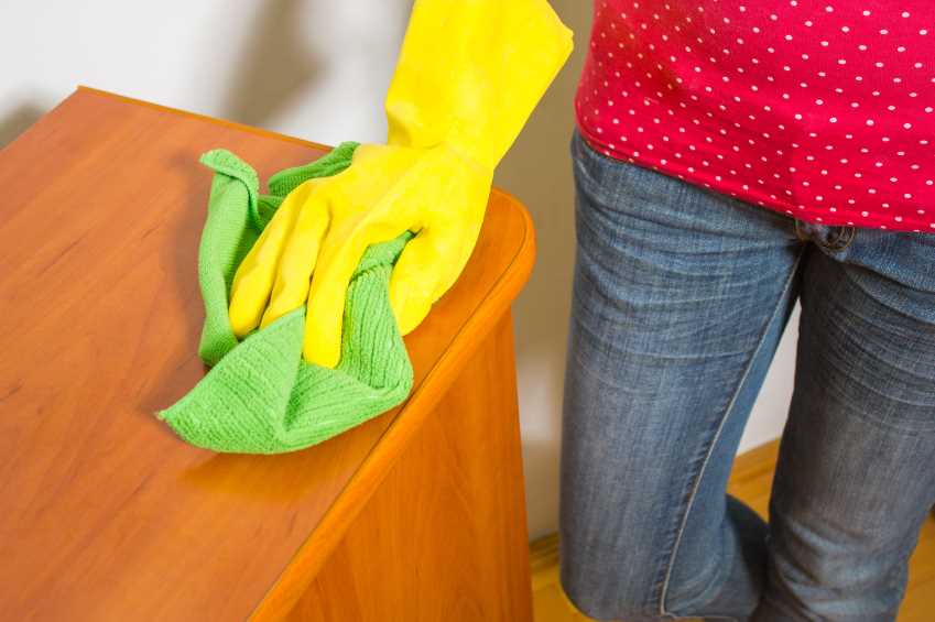 4. Provide necessary cleaning supplies