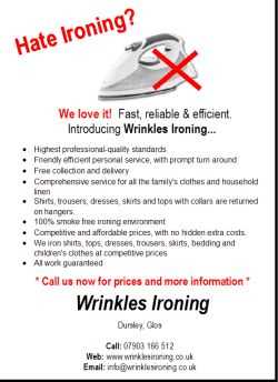 Comparing Home Ironing Services Providers in the UK