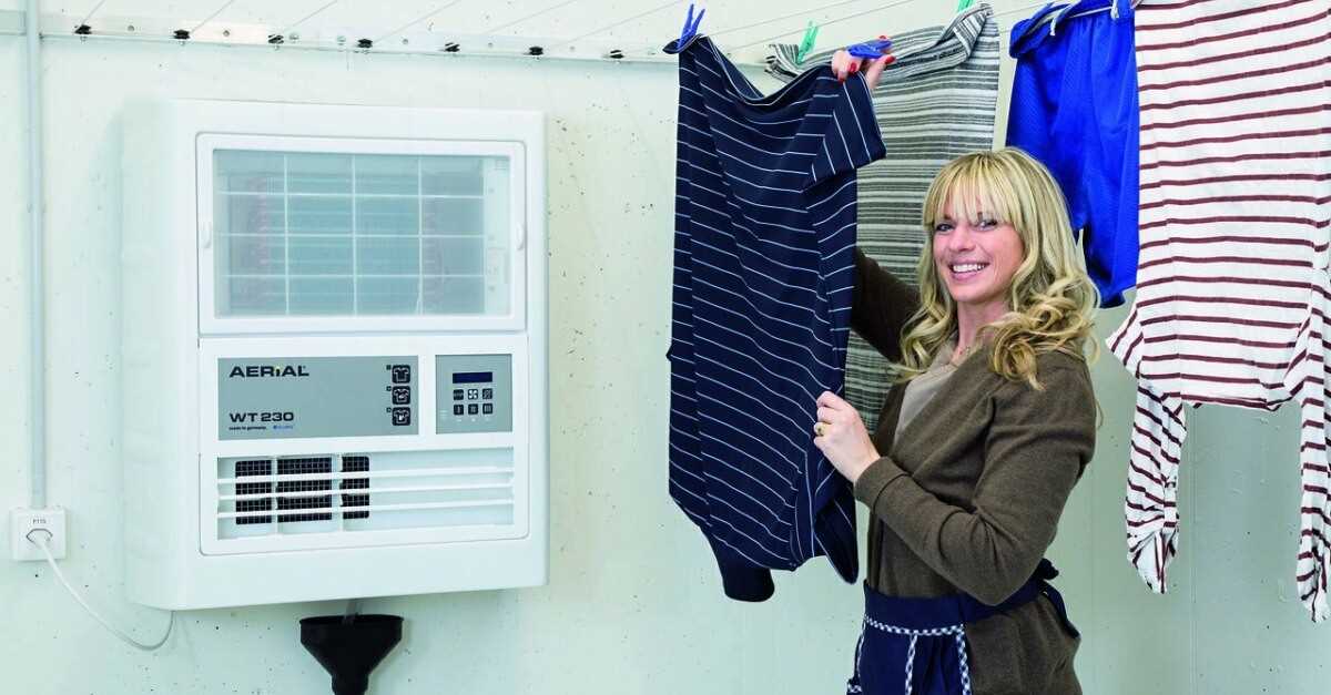 Why use a dehumidifier to dry clothes?