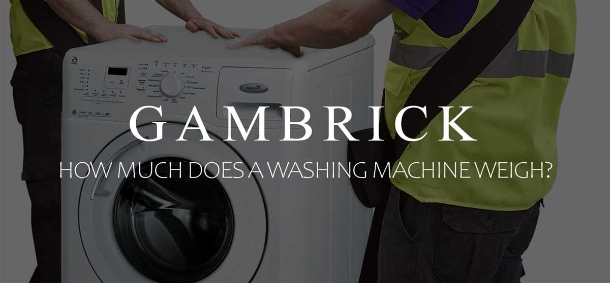 Considerations When Moving or Installing a Washing Machine