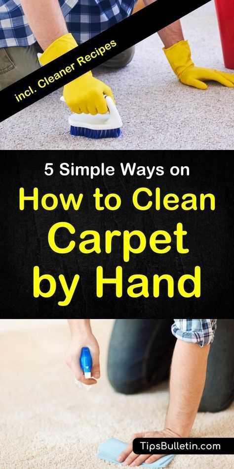 Apply the Cleaning Solution to the Carpet