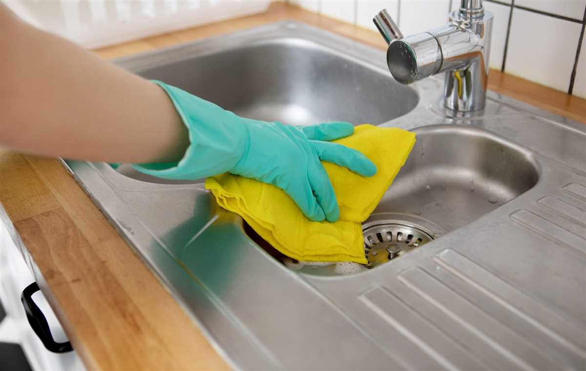 1. Clean the sink after each use