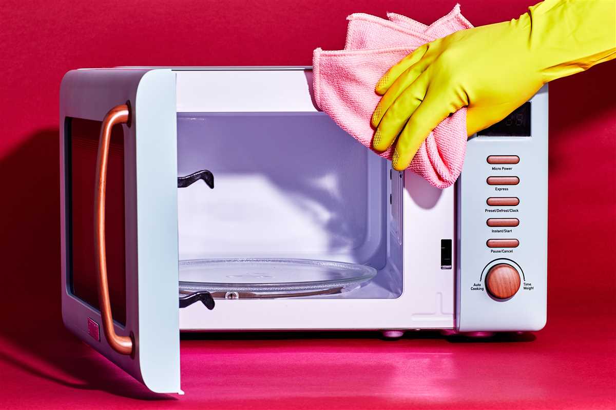 Why is it important to clean your microwave regularly?