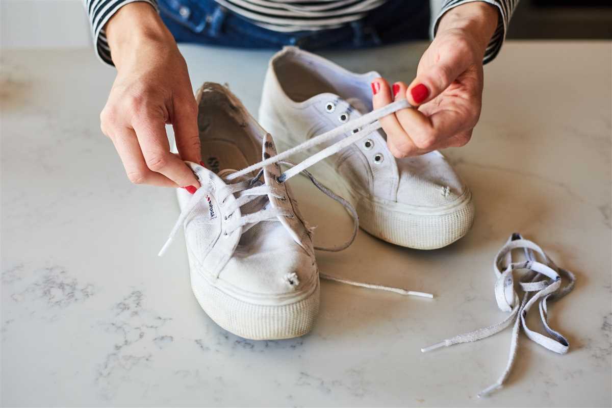 Preparing Canvas Shoes for Cleaning