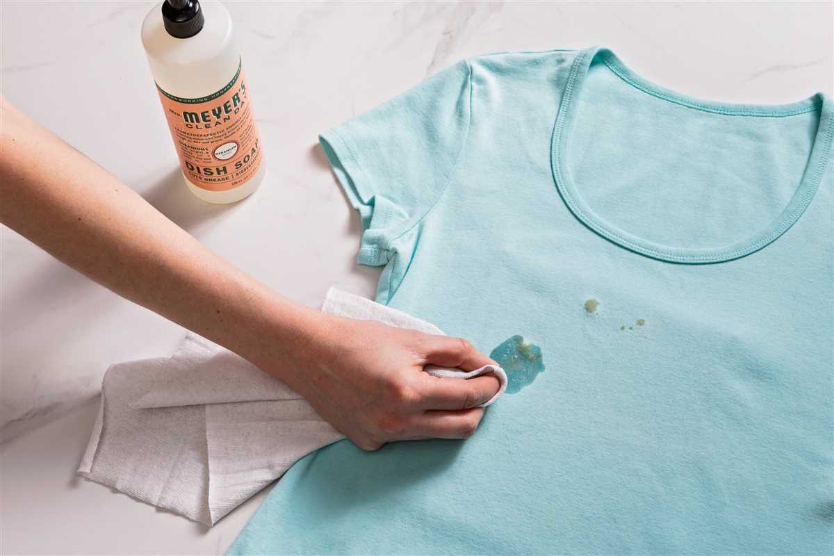 Preparing the Stained Clothes