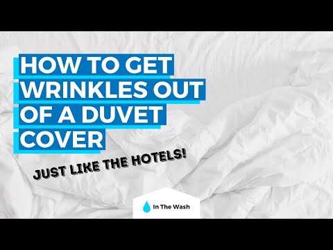 6. Allow the duvet cover to dry