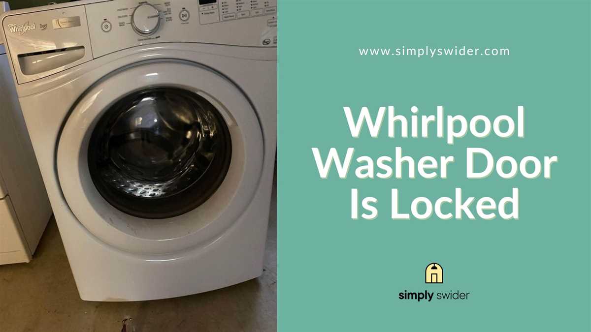 How To Unlock A Stuck Washing Machine Door at Robert Oneal blog