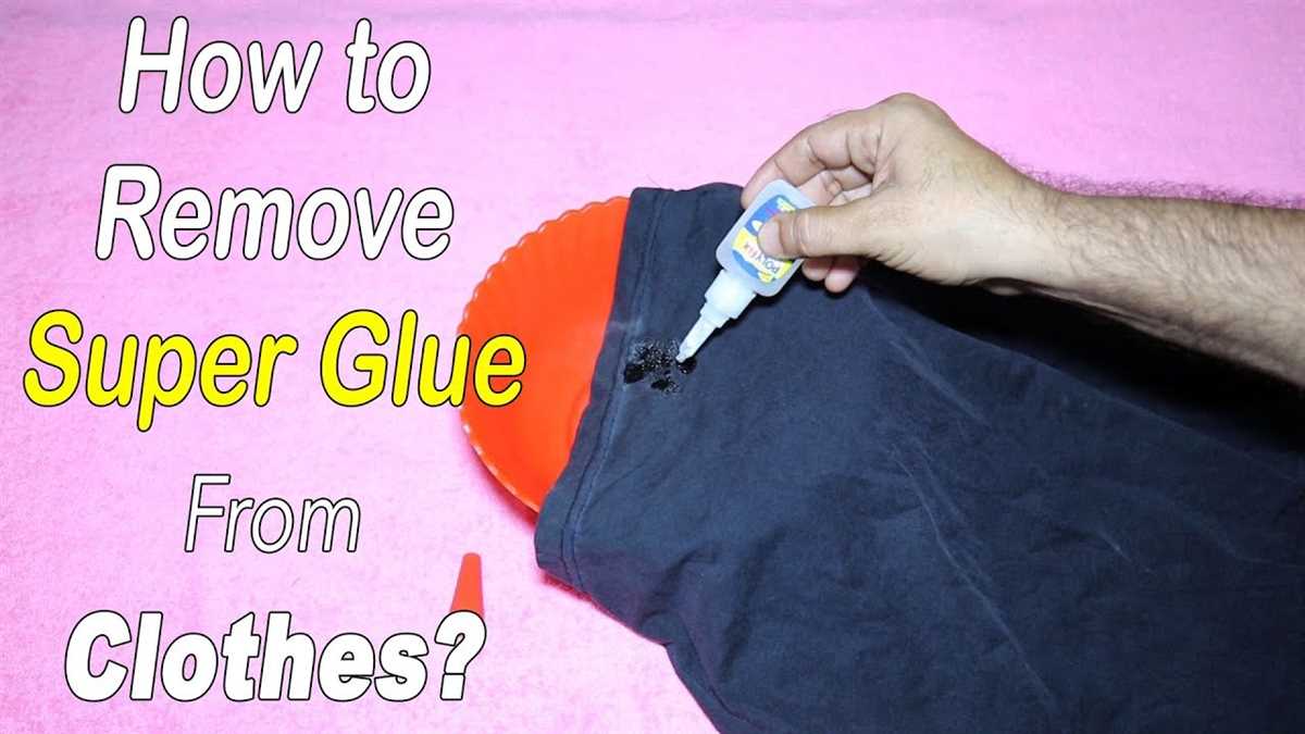 Removing Glue Stains from Clothing: Ultimate Guide