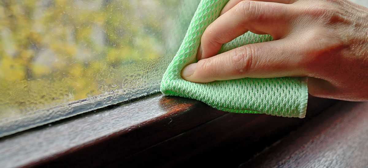 1. Water droplets on windows or surfaces
