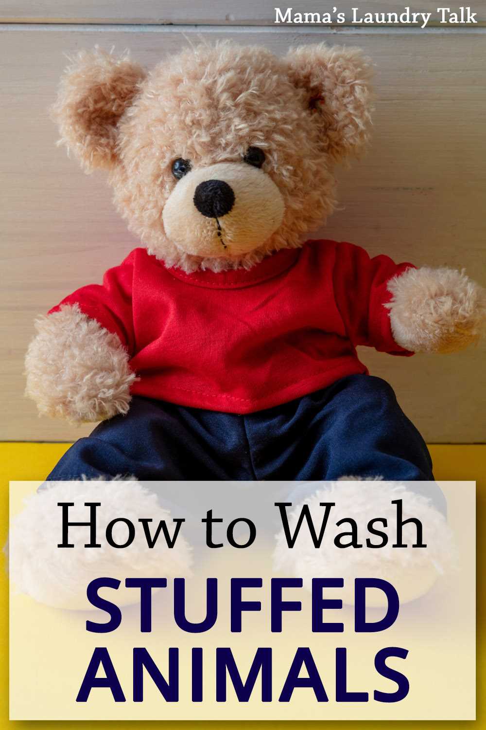 Step-by-step guide on how to hand wash a teddy bear