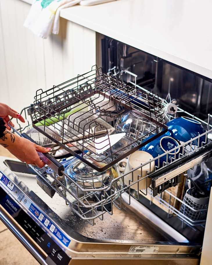 Why does the dishwasher have a drying rack?