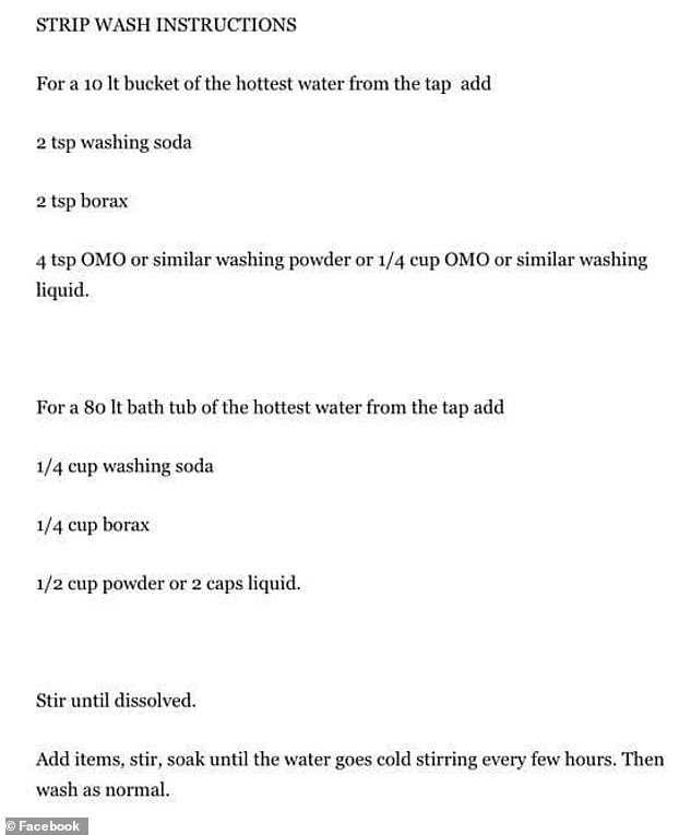 Recipe 2: Lemon Juice and Washing Soda Stripping
