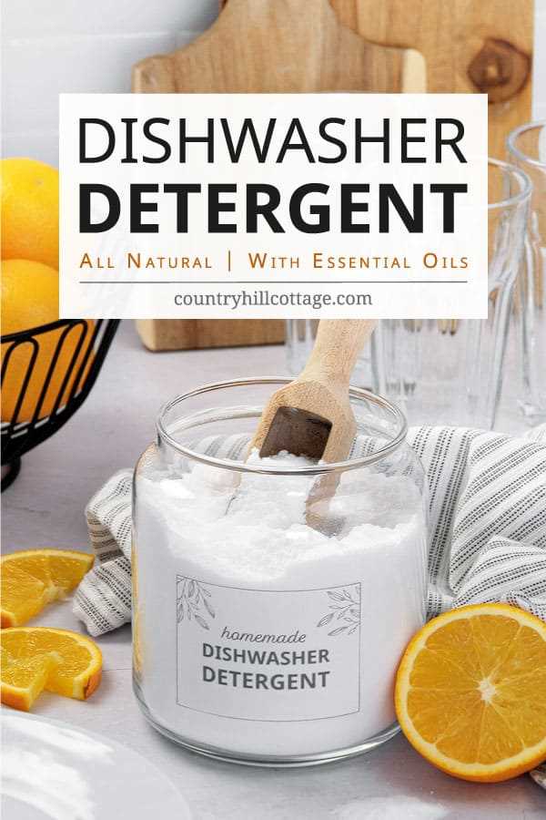 Benefits of Using Homemade Dishwasher Detergent