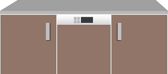 Semi-Integrated Dishwashers