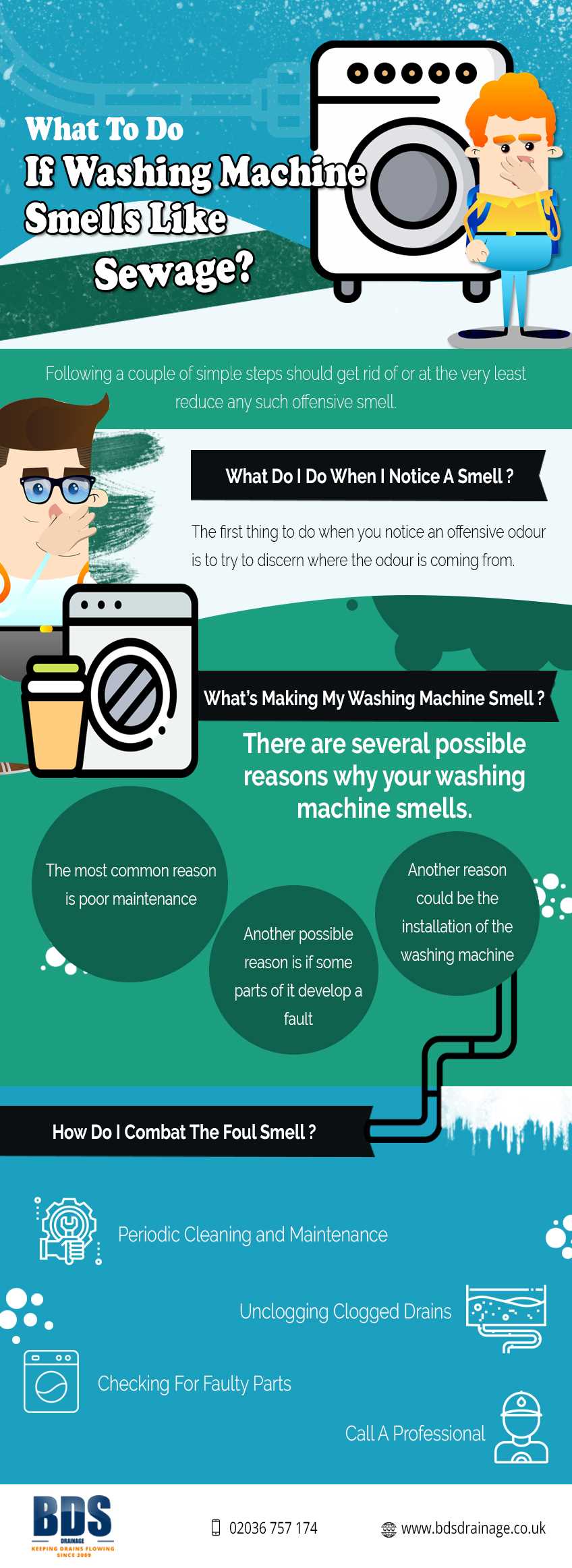 Possible Causes of Sewage Smell in Washing Machine