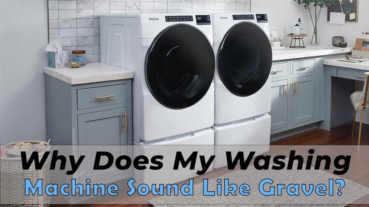 Solutions for Washing Machine Noises