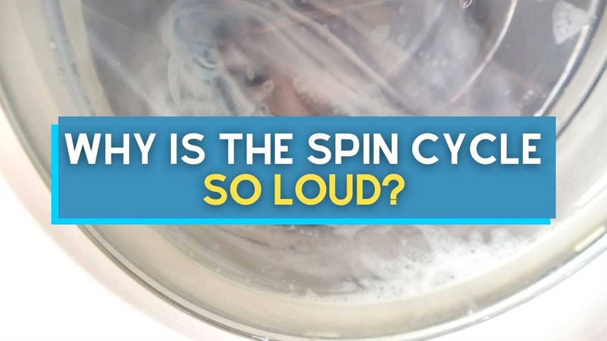 Solutions to Reduce Noise in the Spin Cycle