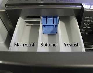 4. Add Detergent to the Main Wash Compartment
