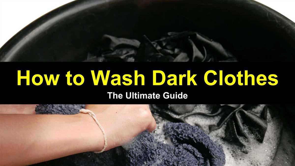 Why Temperature Matters for Washing Black Clothes