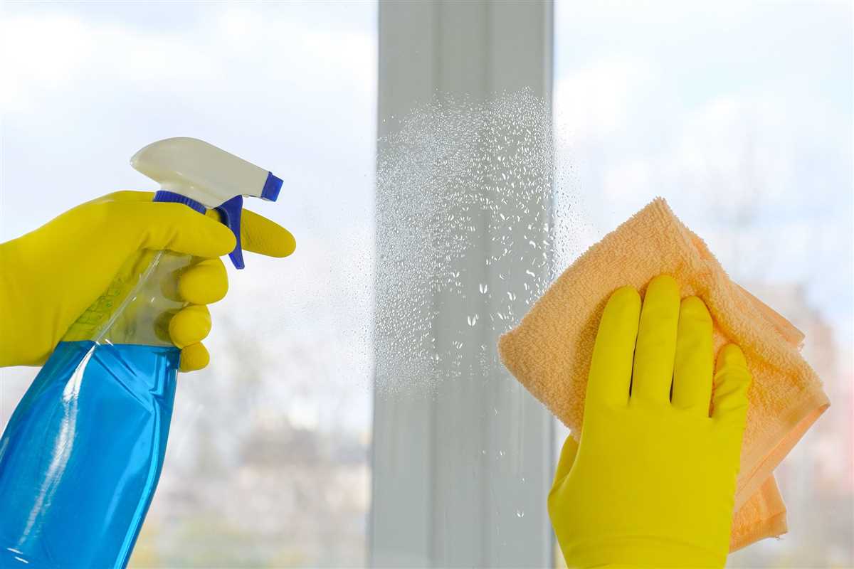 Use the right cleaning solution